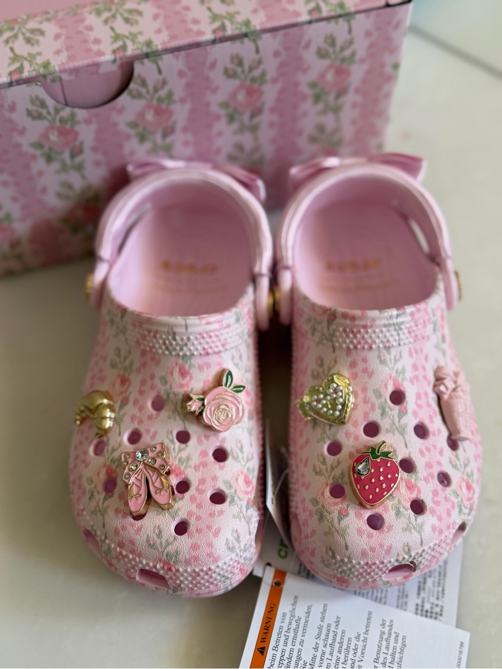 Crocs loveshackfancy for girls